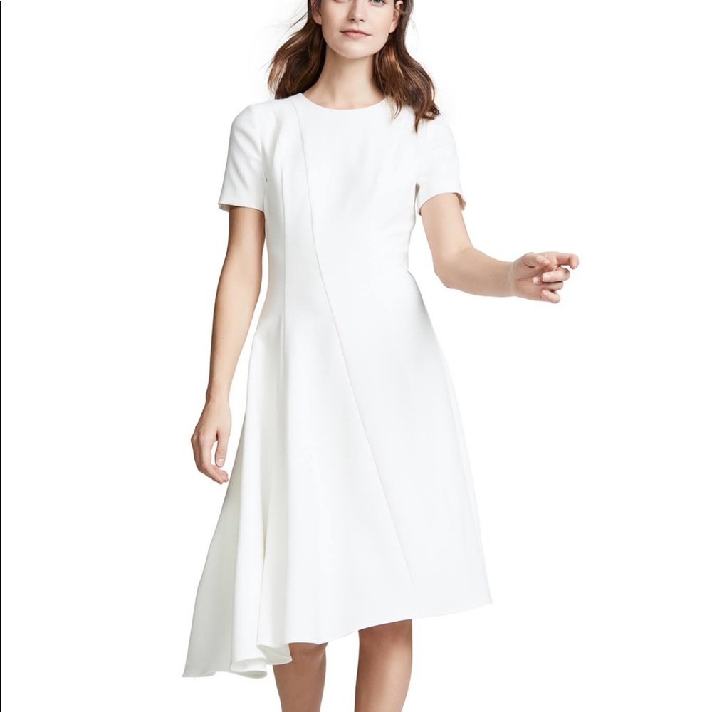 Black Halo Olcay Asymmetrical Dress